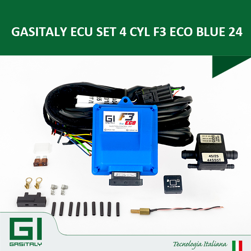 GASITALY ECU SET 4 CYL F3 ECO BLUE 24